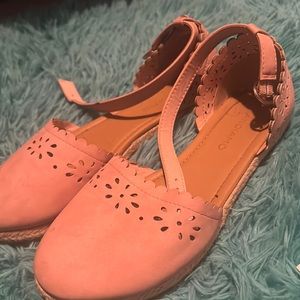 Pink close toed Sandals